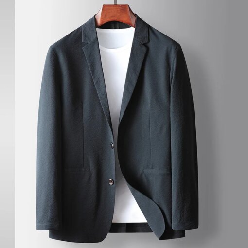 Buy E1013-Men's Suit Four Seasons Casual Business Loose Coat online shopping cheap