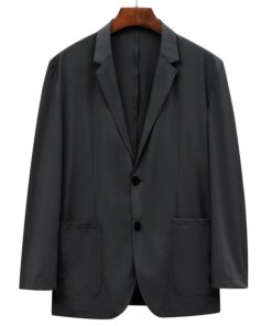 E1020-Men’s Suit Four Seasons Casual Business Loose Coat