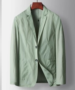 E1287-Men’s Suit Four Seasons Casual Loose Coat, Business, Casual