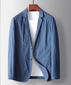 E1362-Men’s casual summer suit, loose fitting jacket