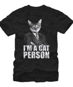 Funny I’m A Cat Person T-Shirt 100% Cotton O-Neck Summer Short Sleeve Casual Mens T-shirt Size S-3XL