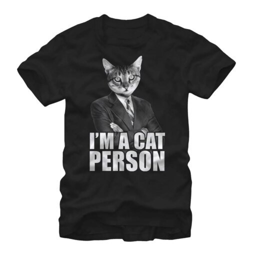 Buy Funny I'm A Cat Person T-Shirt 100% Cotton O-Neck Summer Short Sleeve Casual Mens T-shirt Size S-3XL online shopping cheap
