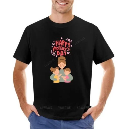 Buy Happy Mother's Day T-Shirt boys t shirts anime clothes black t shirts tshirts for men man t-shirt cotton crew neck tshirt online shopping cheap