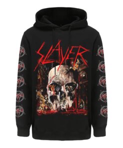 Harajuku Fashion Mens Hoodies Slayer Hoodies Heavy Metal with Hooded Y2k Vintage Hip Hop Streetwear Hoodie Oversized Sweatshirts