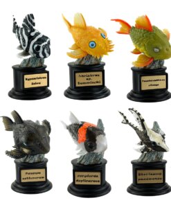 Heterotypic Demersal Fish 01 Model Zebra Pleco Venezuelan Blue Eye Panaque Leopard Cactus Pleco Animal Figure Adult Kid Toy Gift