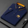 Buy High Quality Polo T-shirts for Men Embroidery Tops Ropa Hombre Clothing Summer Short Sleeve Tees Camisetas Roupas Masculinas online shopping cheap