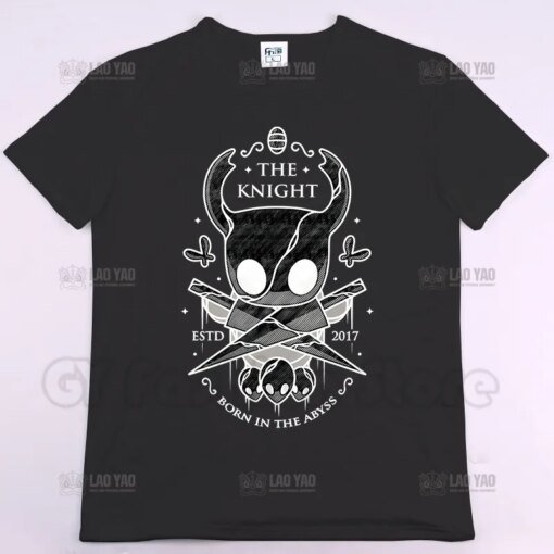 Buy Hollow Knight Graphic T Shirts Game Themed T-shirts Summer Short Sleeve THE KNIGHT Streetwear Oversized T Shirt Harajuku online shopping cheap