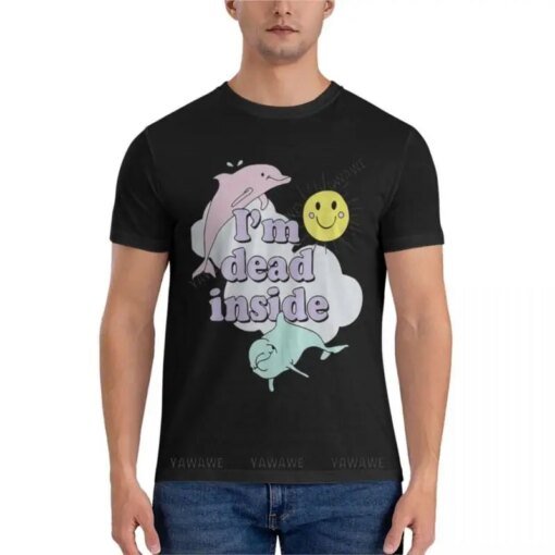 Buy I'm Dead InsideClassic T-Shirt mens t shirt graphic summer top black tshirt men summer tops online shopping cheap