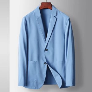 K-Ice silk suit man summer thin coat man