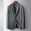 Buy K-Long sleeve suit men summer thin teenage fashion coat men small suit men loose casual suit clothes online shopping cheap