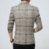 Buy K-New autumn suit men's plaid jacket online shopping cheap
