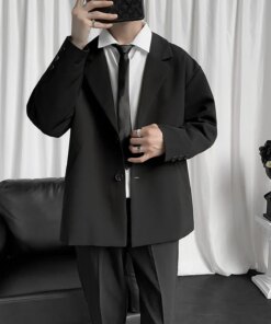 K-Non-ironing ice silk seamless suit man