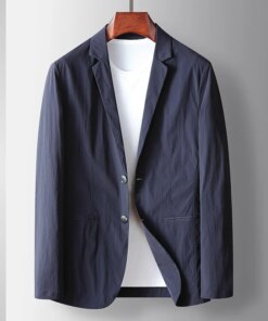 K2482-Slim young man in solid color suit