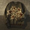 Buy Knitted Sweater Men Women Clothing Retro High Street Star Winter Loose Harajuku Street Casual Lazy Style Knitted Jacket Pullover online shopping cheap