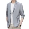 Buy L-Design sense niche high-grade casual suit jacket male spring and winter wedding luffie handsome suit white suit online shopping cheap