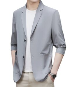 L-Design sense niche high-grade casual suit jacket male spring and winter wedding luffie handsome suit white suit