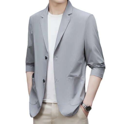 Buy L-Design sense niche high-grade casual suit jacket male spring and winter wedding luffie handsome suit white suit online shopping cheap