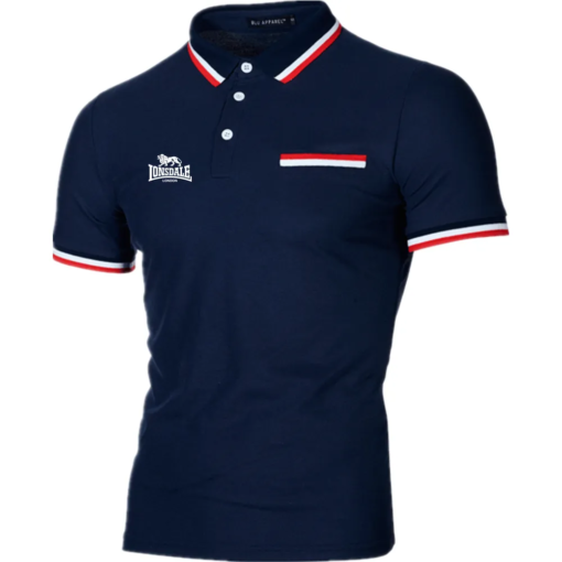 Buy LONSDALE Summer Men's Street Selling Fashion Polo Shirt Casual T-shirt Sports Fashion Breathable Waterproof Men's Clothing online shopping cheap