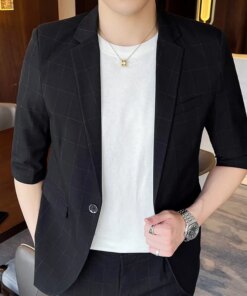 Lin1280-Men’s three-piece business professional suit