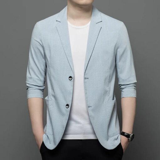 Buy Lin2405-Men's slim-fit professional business suit for male college students online shopping cheap