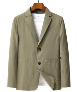 Lin2612- Men’s three-piece Korean slim suit
