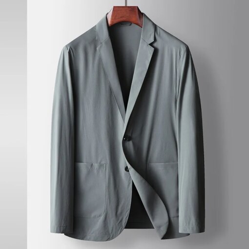 Buy Lin3320-Casual suit jacket Black slim professional online shopping cheap