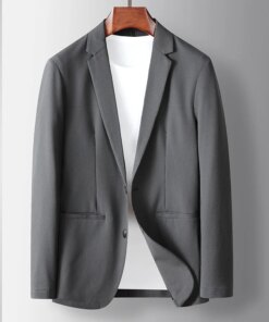 M-small suit male jacket Wedding formal dress high-end design sense black casual loose suit