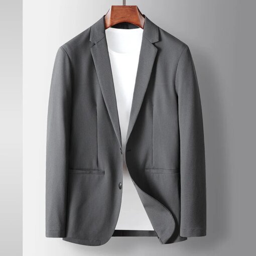 Buy M-small suit male jacket Wedding formal dress high-end design sense black casual loose suit online shopping cheap