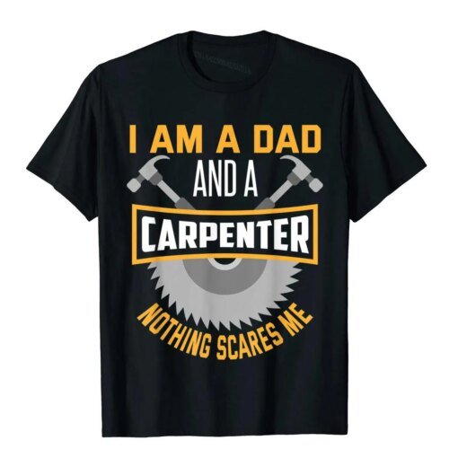Buy Mens Carpenter Dad Funny Father Carpenter Gift T-Shirt Top T-Shirts Normcore High Quality Cotton T Shirt Gothic For Men online shopping cheap