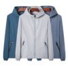 Buy Men's Coat Sun Protection Loose Jacket Summer Casual Letter Print Outdoor Fashion Skin Tops Lightweight Male Clothing online shopping cheap