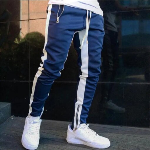 Buy Mens Joggers Casual Pants Fitness Men Sportswear Tracksuit Bottoms Skinny Sweatpants Trousers Black Gyms Jogger Track Pants online shopping cheap