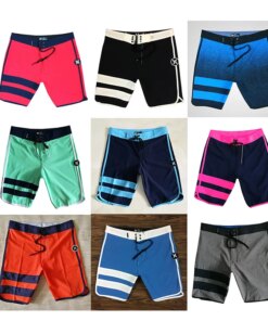 Men’s beach shorts Quick Dry fitness seaside board shorts sports swimming trunks Home casual fitness five cent pants