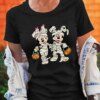 Buy Minnie Mickey Funny Print Disney Black Women T-Shirt Halloween Series Clothes Casual Comfy Style Female T Shirt Harajuku Clothes online shopping cheap
