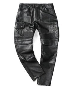 Motorcycle Pant Genuine Cowhide Trousers Mens Riding Biker Calça Motociclista Men Leather Pants Winter