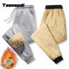 Buy New Men Winter Warm Pants Men Thicken Sweatpants Mens Casual Fleece Sports Pants Autumn Fashion Brand Joggers Trousers Male Hots online shopping cheap