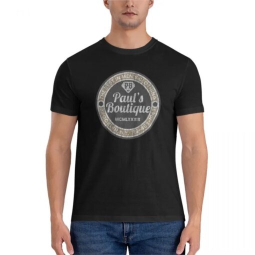 Buy Paul's Boutique Distressed Classic T-Shirt mens graphic t-shirts funny Short sleeve tee designer t shirt men clothes for men online shopping cheap