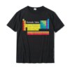 Buy Periodic Table T Shirt Color Coded Print Tops Shirt For Men Brand New Cotton Tshirts Casual online shopping cheap