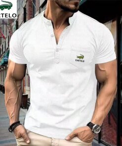 Polo Shirt Men’s casual solid short sleeve slim breathable shirt Summer sportswear Sweatshirt top High quality Polo shirt