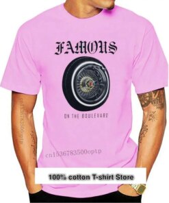 Ropa para hombre, camisetas famosas con estrellas y correas en el bulevar, blancas, S, M, L, XL, 2XL, 3XL