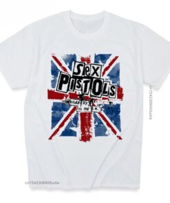 Sex Pistols Loose Men’s T-Shirt T Shirt For Men New Short Sleeve Cotton Casual Top Tee Camisetas Masculina