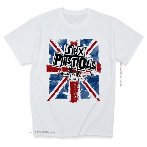 Buy Sex Pistols Loose Men's T-Shirt T Shirt For Men New Short Sleeve Cotton Casual Top Tee Camisetas Masculina online shopping cheap