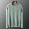 Buy Soft Warm Men Sweaters 100% Pure Cashmere Knitted Jumpers Oneck Full Sleeve Pullovers Solid Color Male Clothes online shopping cheap