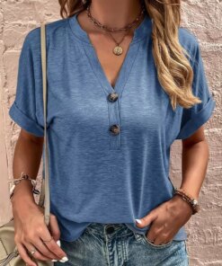 Solid Casual Loose Shirts For Women 2023 Summer Vintage Women’s Oversized Shirts And Blouses Fashion Elegant Youth Female Tops