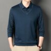 Spring and Autumn Men’s Pullover Polo Collar Geometric Printing Panel Button Long Sleeve T-shirt Polo Bottom Fashion Casual Tops Spring and Autumn Men’s Pullover Polo Collar Geometric Printing Panel Button Long Sleeve T-shirt Polo Bottom Fashion Casual Tops