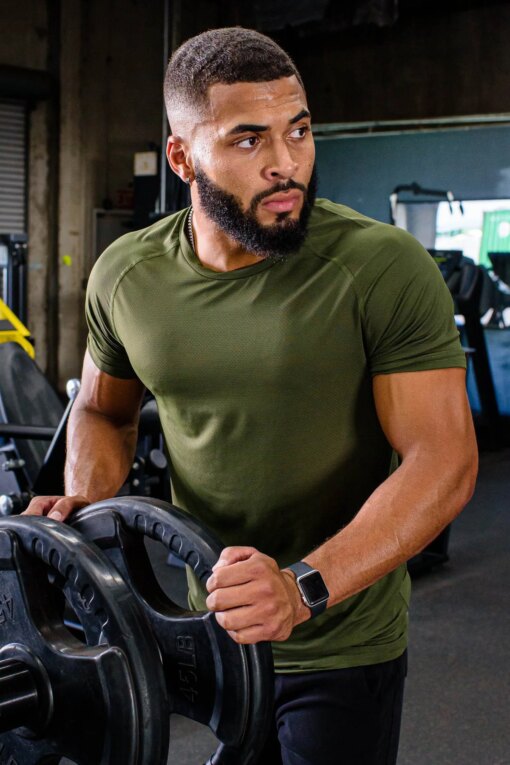 Buy Summer Men's New Outdoor Sports Breathable Loose Running Camouflage Short Sleeve Training Clothing online shopping cheap