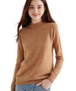 Sweater Woman Knitwears 100% Merino Wool Turtleneck Long Sleeve Top Fashion Women Sweaters 2023 Vintage Knit Pullovers Clothing