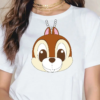 Buy T-Shirt Women Summer Disney Necklace New Products Creativity T-Shirt Female Cool Trendy Popular Cartoon Modern Print Chip Top online shopping cheap