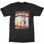 Tokyo Japan Geisha Vintage Poster T-Shirt 100% Cotton O-Neck Summer Short Sleeve Casual Mens T-shirt Size S-3XL