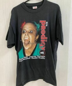 Vintage Prodigy Band T-Shirt Tops Size M Short Sleeves