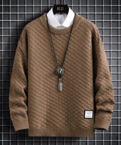 Winter Fashion Plaid Sweater Men Harajuku Mens Jumper Thick Warm Turtleneck Pullover Men High Quality Male Christmas Sweaters